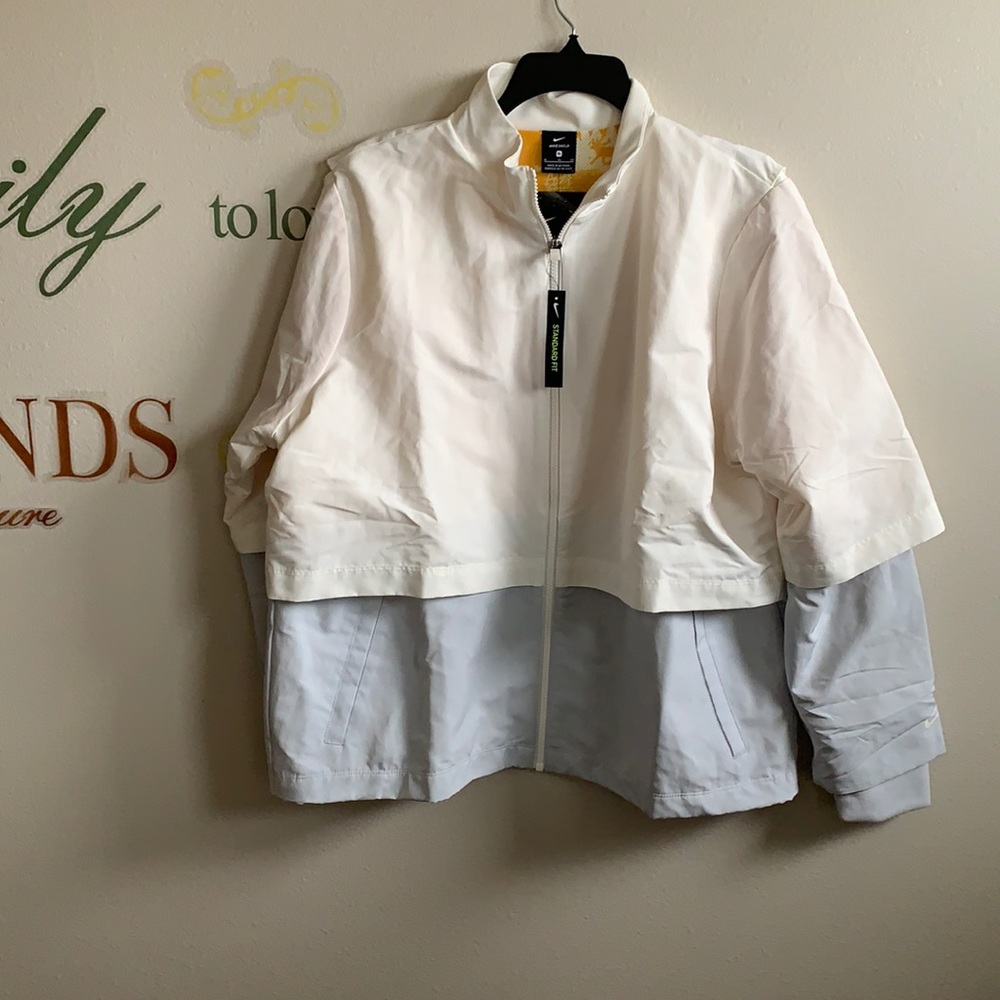 Nike Sheila jacket white and grey size XL